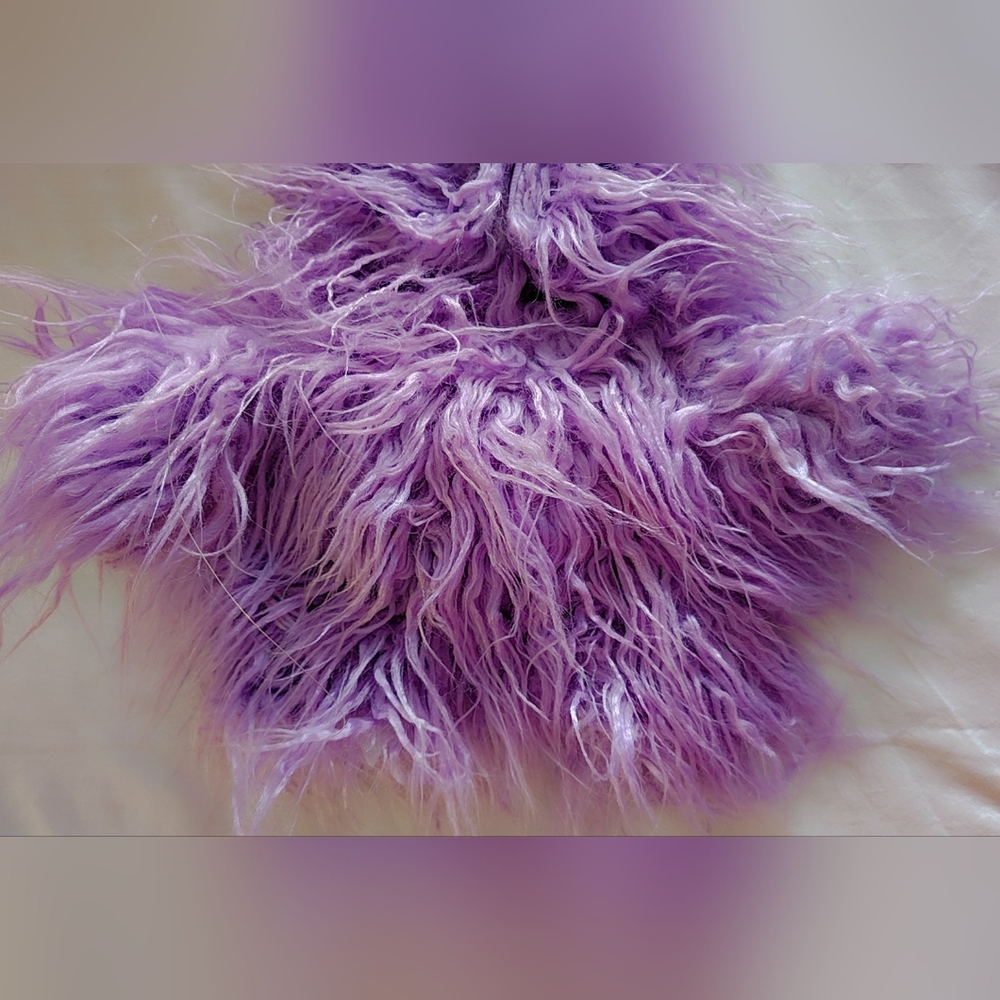 💜Bootique NWT 2-Piece Shaggy Monster Halloween Pet Costume Small💜 - Picture 4 of 7